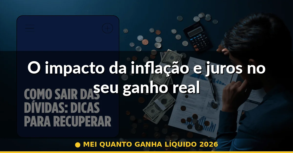 O impacto da inflação e juros no seu ganho real — mei quanto ganha líquido 2026