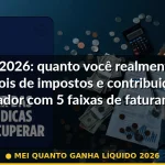 mei quanto ganha líquido 2026 — Guia completo 2026