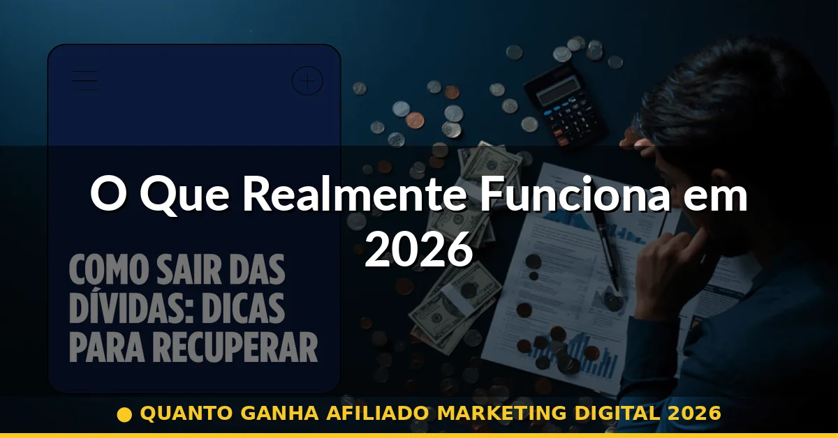 O Que Realmente Funciona em 2026 — quanto ganha afiliado marketing digital 2026