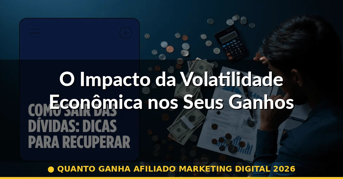 O Impacto da Volatilidade Econômica nos Seus Ganhos — quanto ganha afiliado marketing digital 2026