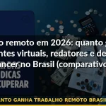 quanto ganha trabalho remoto brasil 2026 — Guia completo 2026