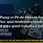 renda extra 2026 pis pé-de-meia fundos imobiliários comparação — Guia completo 2026