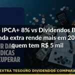 renda extra tesouro dividendos comparação 2026 — Guia completo 2026