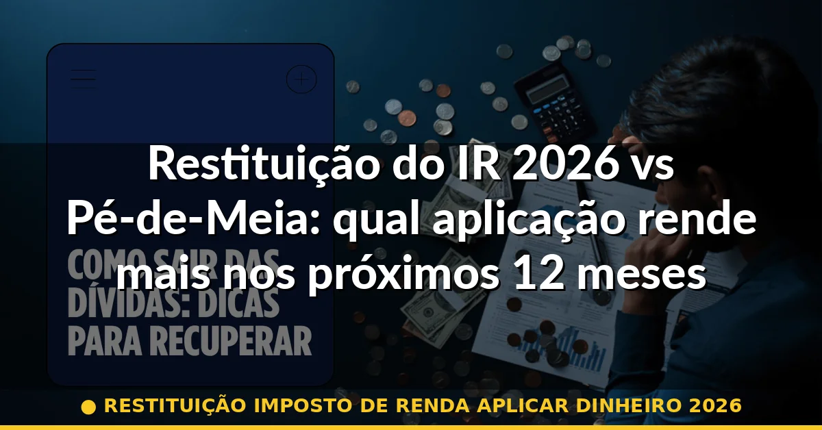 restituição imposto de renda aplicar dinheiro 2026 — Guia completo 2026