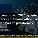 trabalho remoto renda 2026 comparativo freelancer clt — Guia completo 2026