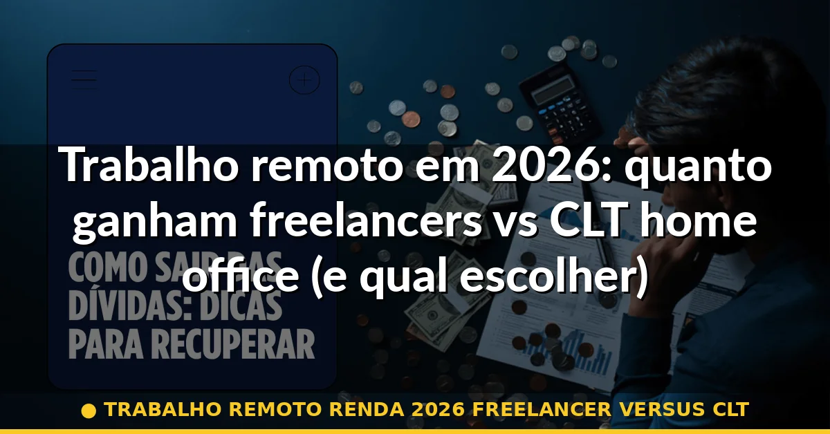 trabalho remoto renda 2026 freelancer versus clt — Guia completo 2026