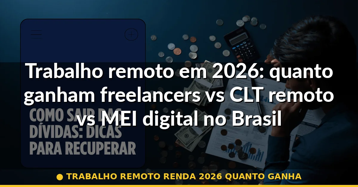 trabalho remoto renda 2026 quanto ganha — Guia completo 2026