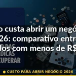 custo para abrir negócio 2026 — Guia completo 2026