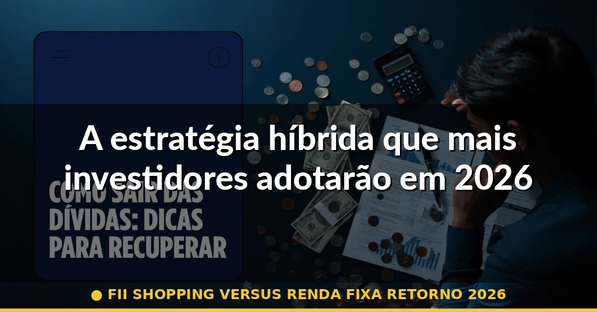 A estratégia híbrida que mais investidores adotarão em 2026 — fii shopping versus renda fixa retorno 2026