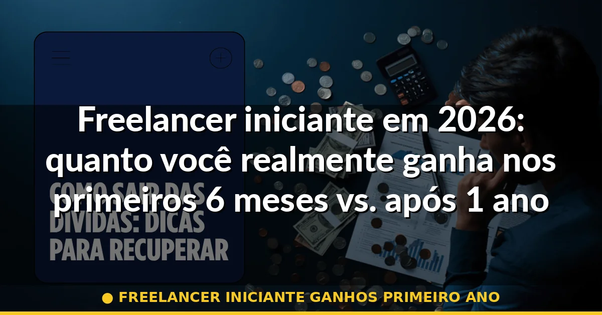 freelancer iniciante ganhos primeiro ano — Guia completo 2026