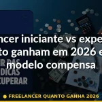 freelancer quanto ganha 2026 — Guia completo 2026