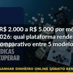 ganhar dinheiro online quanto rende — Guia completo 2026
