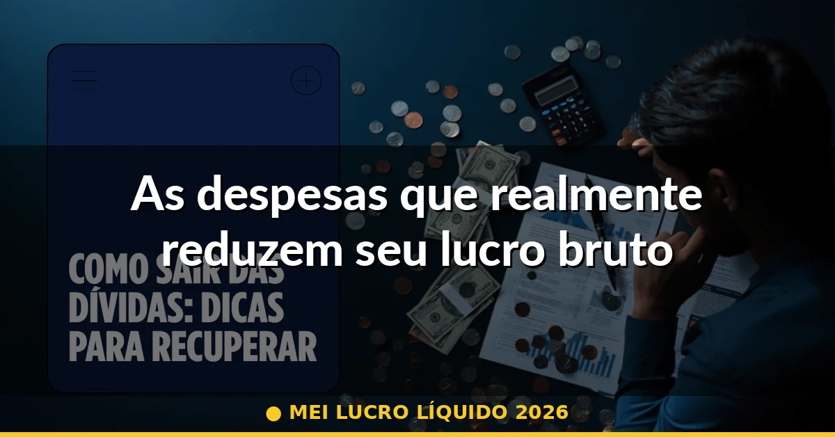 As despesas que realmente reduzem seu lucro bruto — mei lucro líquido 2026