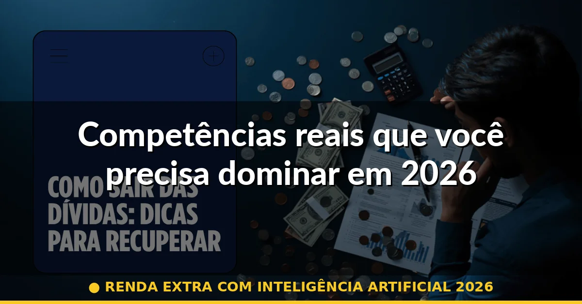 Competências reais que você precisa dominar em 2026 — renda extra com inteligência artificial 2026