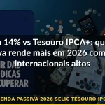 renda passiva 2026 selic tesouro ipca+ — Guia completo 2026