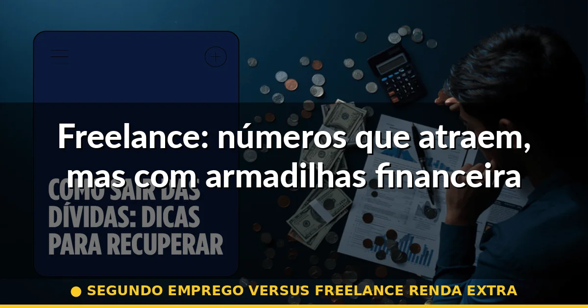 Freelance: números que atraem, mas com armadilhas financeiras reais — segundo emprego versus freelance renda extra