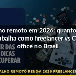 trabalho remoto renda 2026 freelancer vs clt — Guia completo 2026