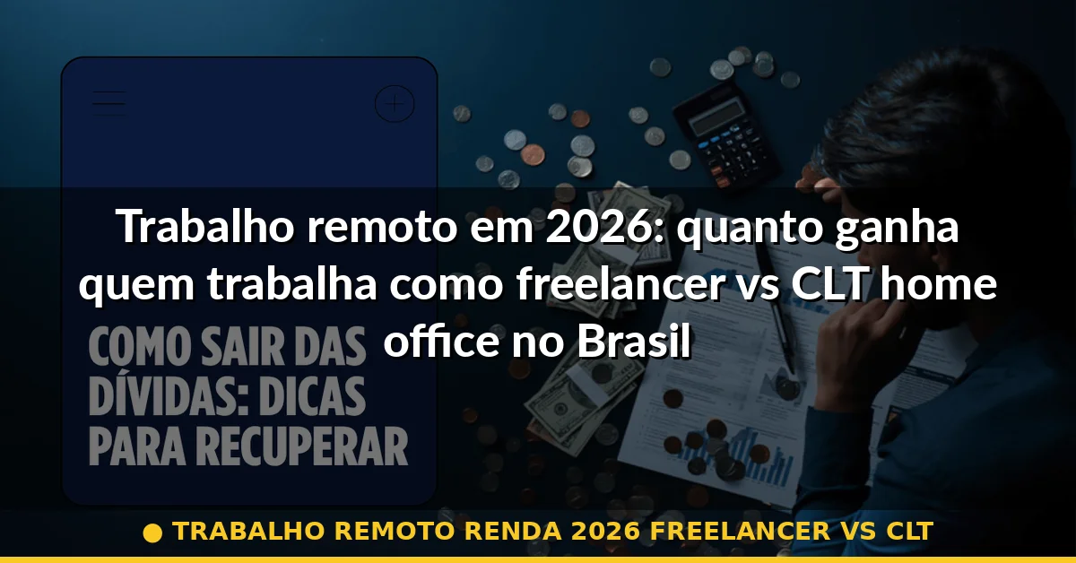 trabalho remoto renda 2026 freelancer vs clt — Guia completo 2026