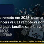 trabalho remoto salário 2026 comparação — Guia completo 2026