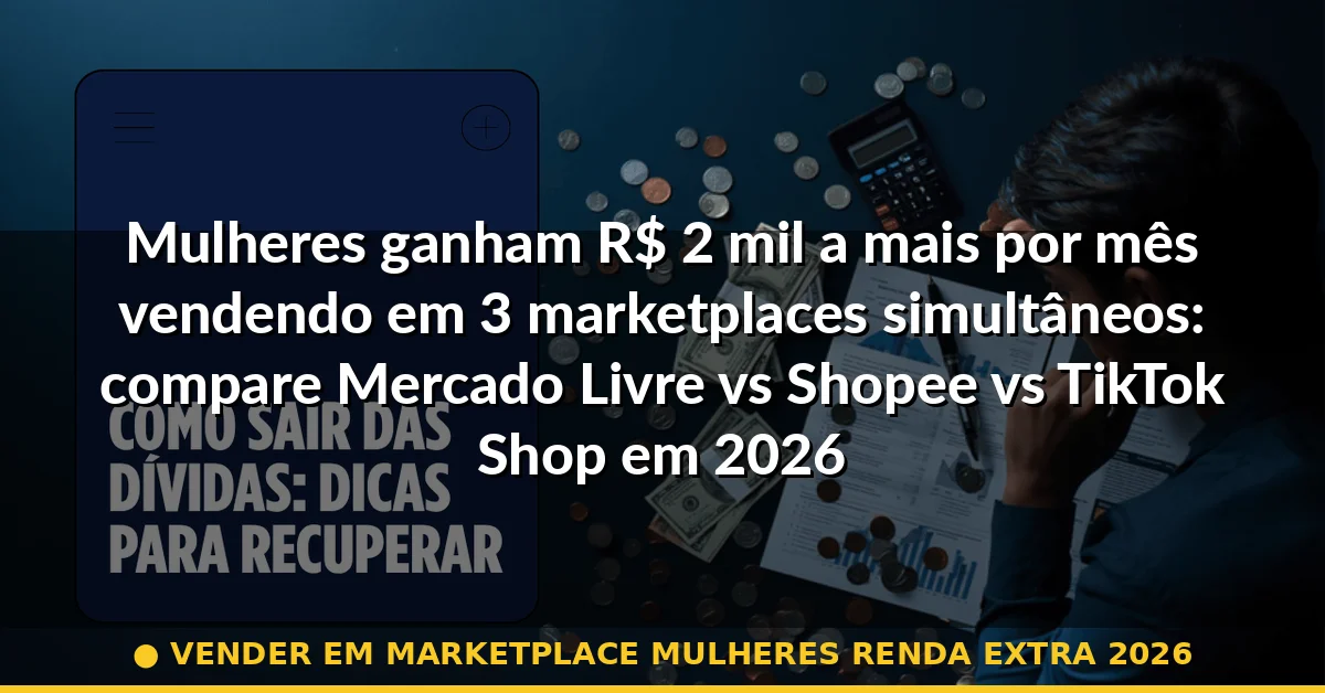 vender em marketplace mulheres renda extra 2026 — Guia completo 2026