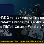 ganhar dinheiro online 2026 plataformas comparação — Guia completo 2026