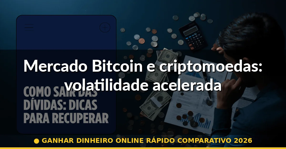 Mercado Bitcoin e criptomoedas: volatilidade acelerada — ganhar dinheiro online rápido comparativo 2026