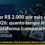 ganhar dinheiro online renda extra plataformas — Guia completo 2026