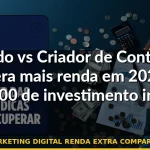 marketing digital renda extra comparação — Guia completo 2026