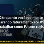 mei faturamento 2026 ganho real comparação pj — Guia completo 2026