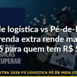 renda extra 2026 fii logistica pé de meia comparacao — Guia completo 2026