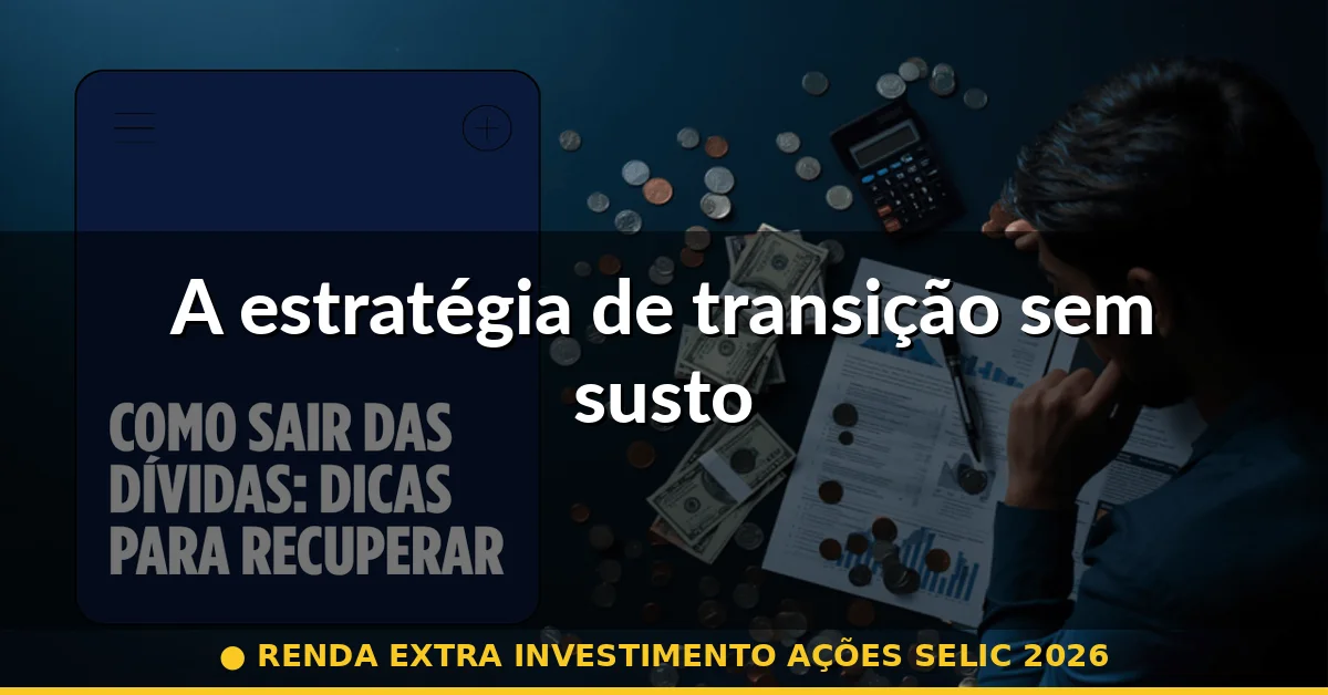 A estratégia de transição sem susto — renda extra investimento ações selic 2026