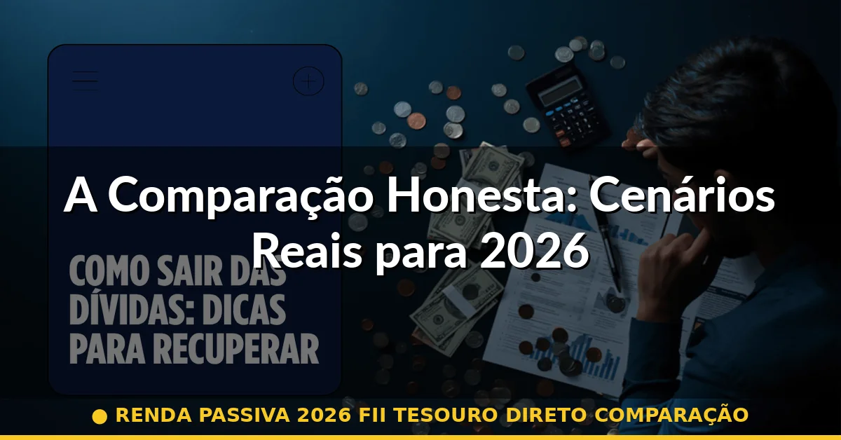 A Comparação Honesta: Cenários Reais para 2026 — renda passiva 2026 fii tesouro direto comparação