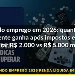 segundo emprego 2026 renda líquida impostos — Guia completo 2026