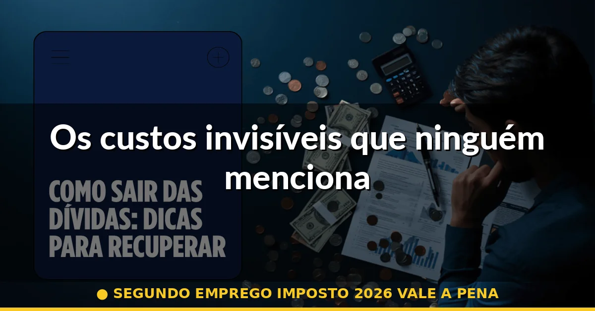 Os custos invisíveis que ninguém menciona — segundo emprego imposto 2026 vale a pena