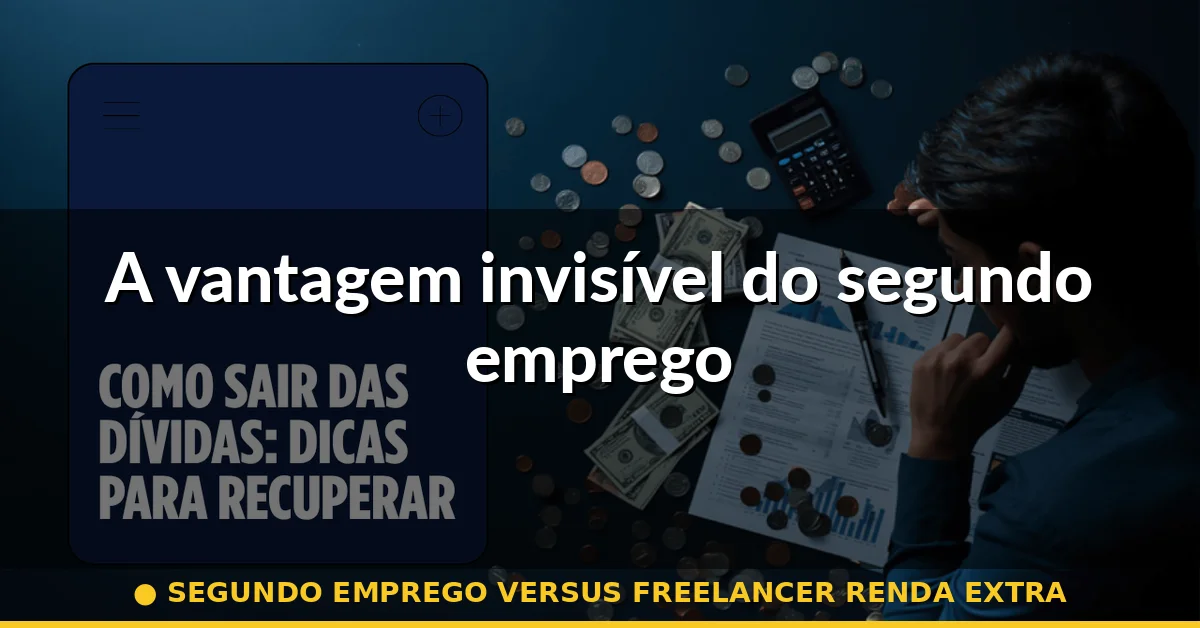 A vantagem invisível do segundo emprego — segundo emprego versus freelancer renda extra