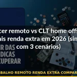 trabalho remoto renda extra comparativo — Guia completo 2026
